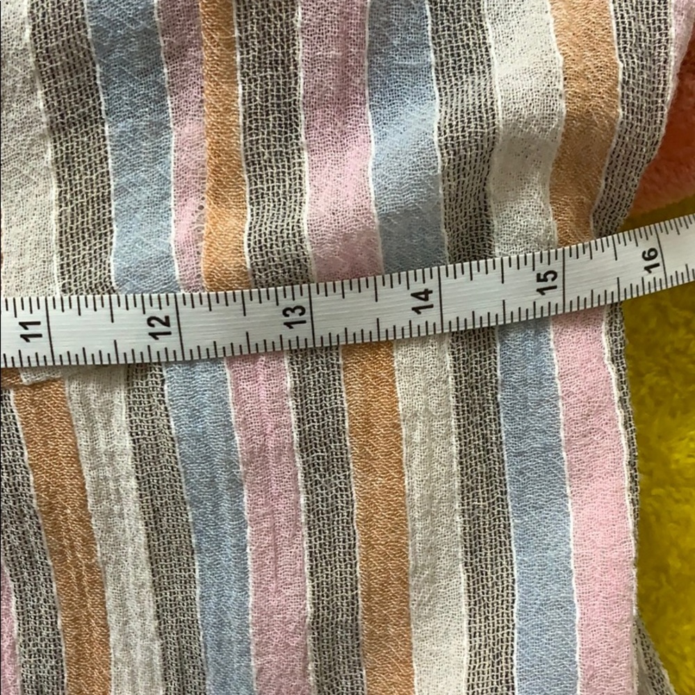 Angie brand Pastel Striped Midi Dress size large - Picture 13 of 15